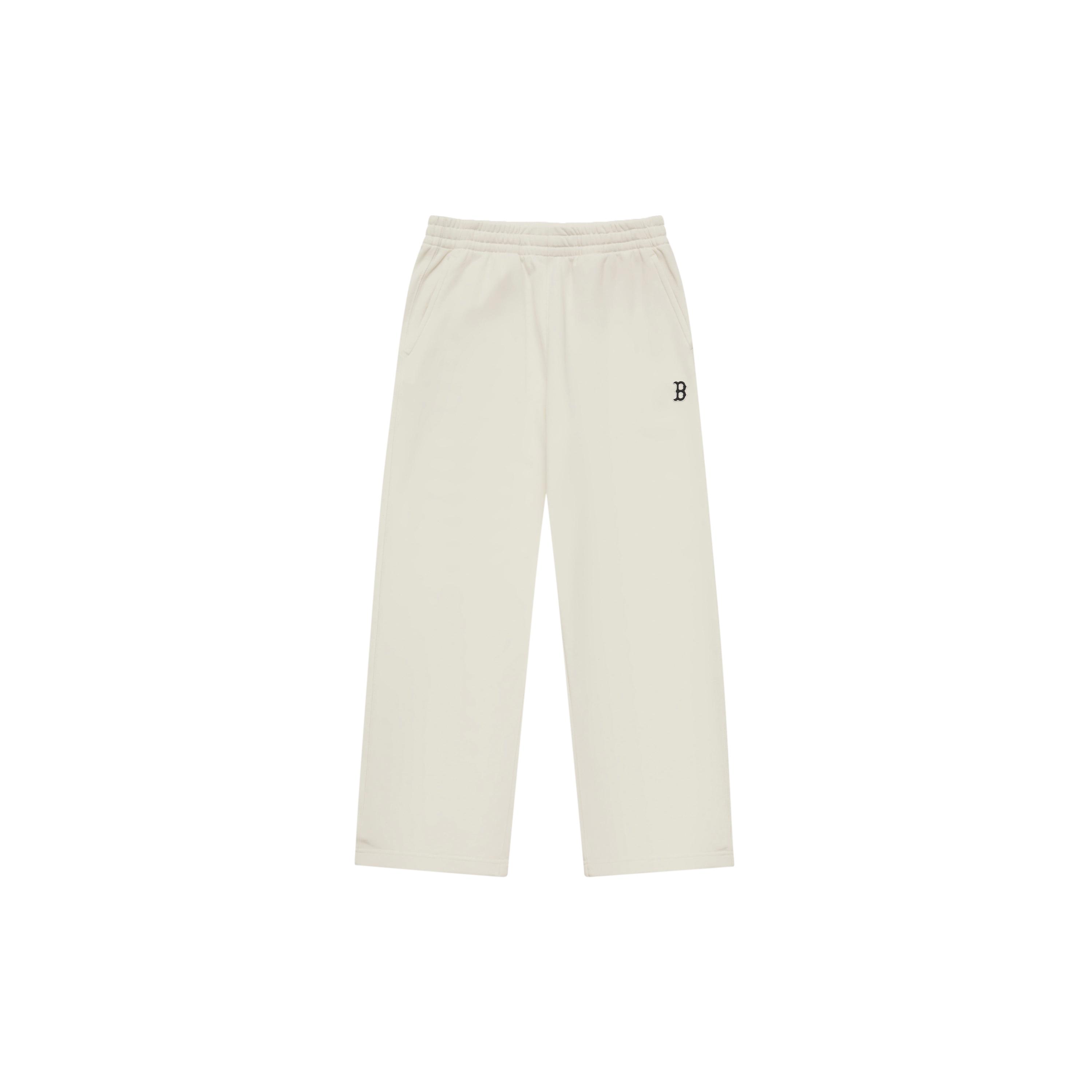 MLB Boston Red Sox Basic Collection FW24 Casual Pants Unisex Dark Cream 3APTB0144-43CRD S