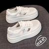 Fashion Womens Sandals 2025 Summer New Outer Wear Hollow Sports Little White Shoes Fashion Versatile Breathable Mesh Womens Shoes