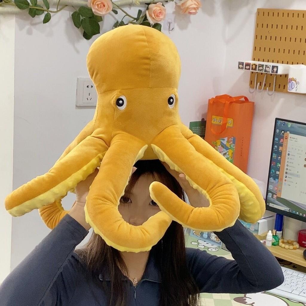 Ocean Creatures Octopus Plush Toy Soft Stuffed Animal Large Pillow For Kids And Teens