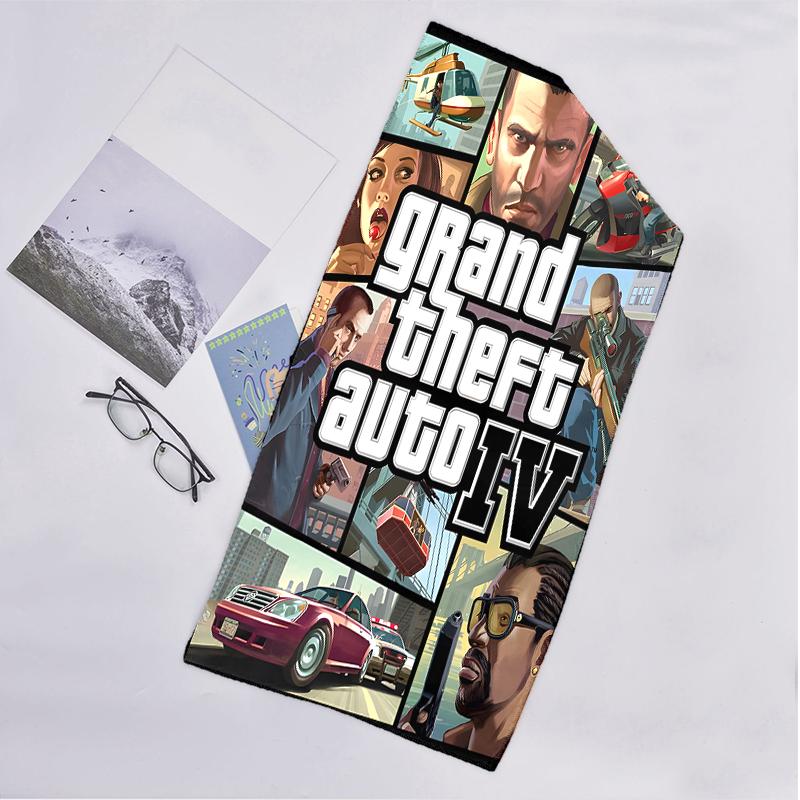 Gta Fashion Beach Towel: Ideal for Summer Adventures Soft, absorbent and quick drying suitable for swimming and bathing