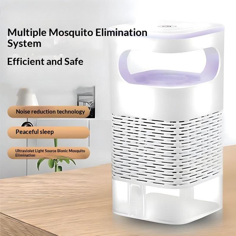 UV Bionic Mosquito Trap Lamp Indoor Bug Zapper Physical Safe Pest Control Device For Home Office Bedroom onesize