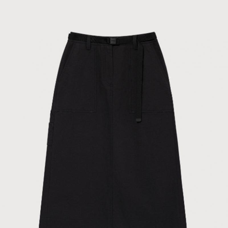 Fustă Covernot pentru femei cu curea, model Putty, B1 co2501Sr72, culoare neagră