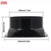 ABS Ventilation Pipe Joint Black Vent Pipe Adapter Wall Flange Connector  Ventilation Pipe