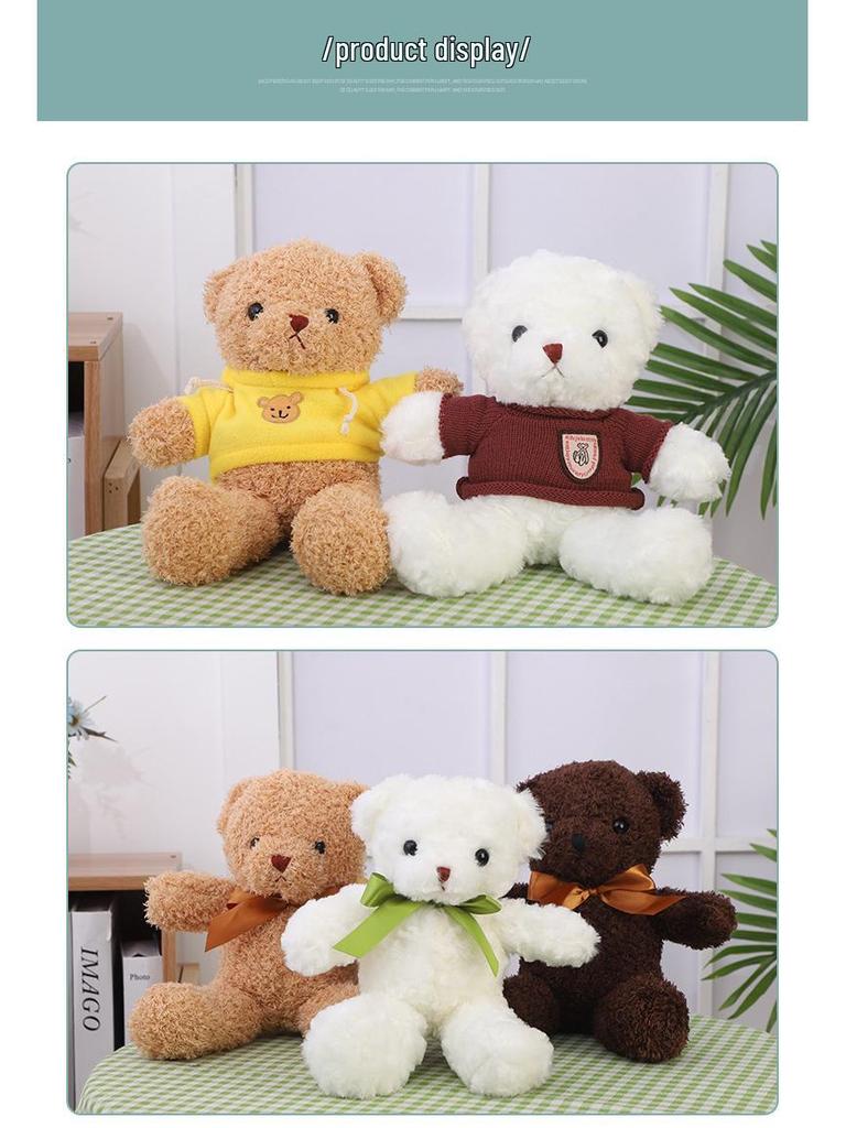 Plush Panda Teddy Bear Doll - Hugging Toy & Christmas Birthday Gift for Girls
