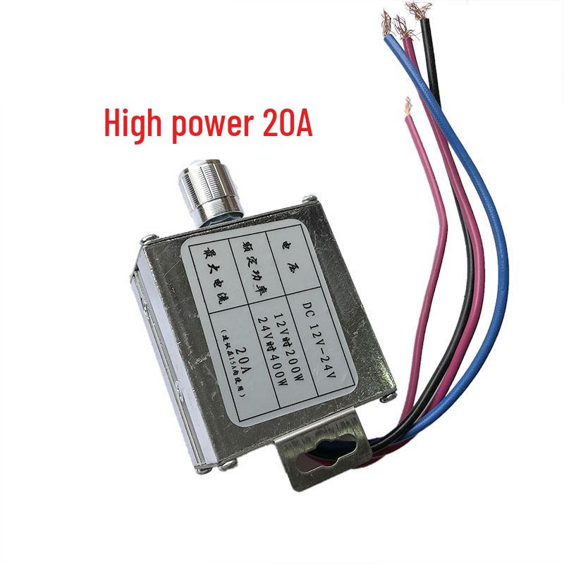 Universal Stepless Speed Control Switch for Car Fan Heater Motor Bulb, 12V/24V