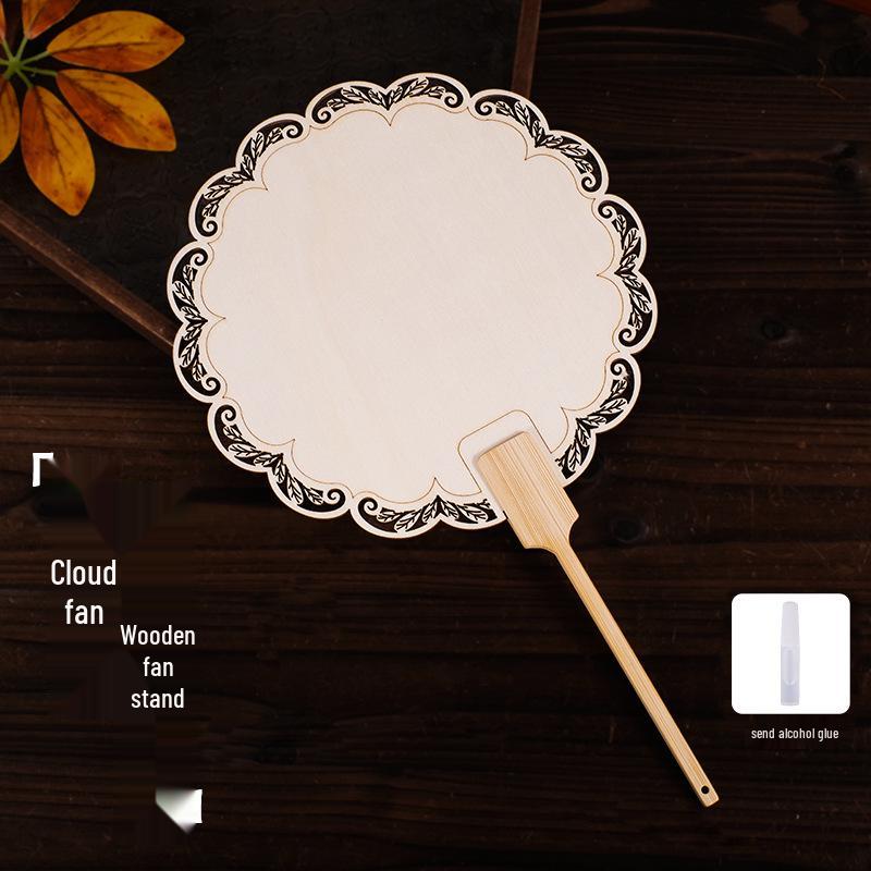 Handmade DIY Song Jin Pearl Fan Kit – Chinese Style Gift for Mother's Day, Team Building, and Salons
