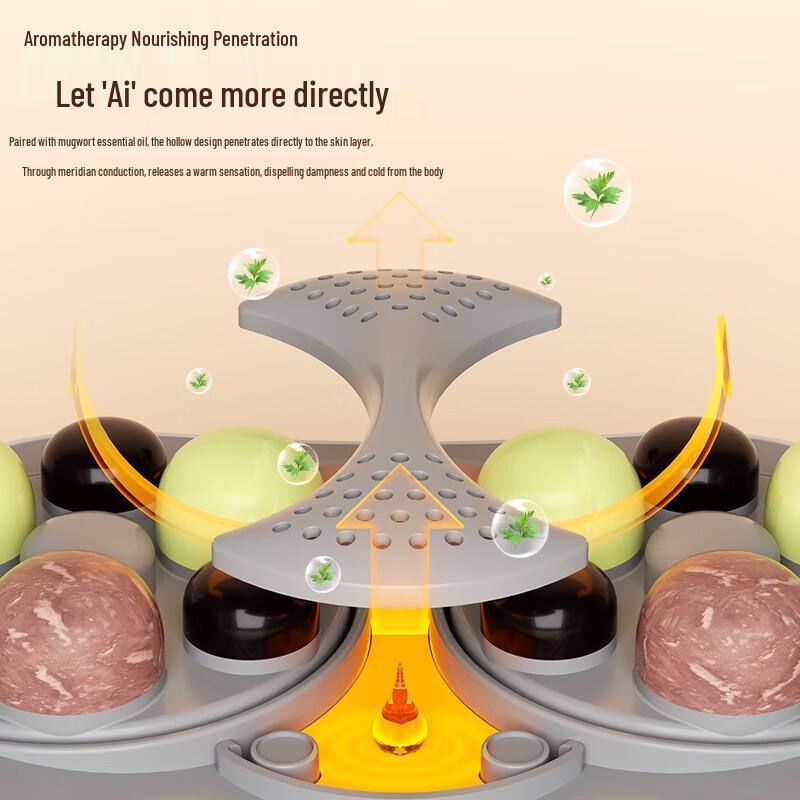 AUX Smart Bianstone Waist and Abdominal Massager CN plug (adapter included)