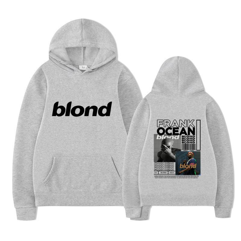 New blond Amazon autumn and winter new fleece urban casual hooded sweater