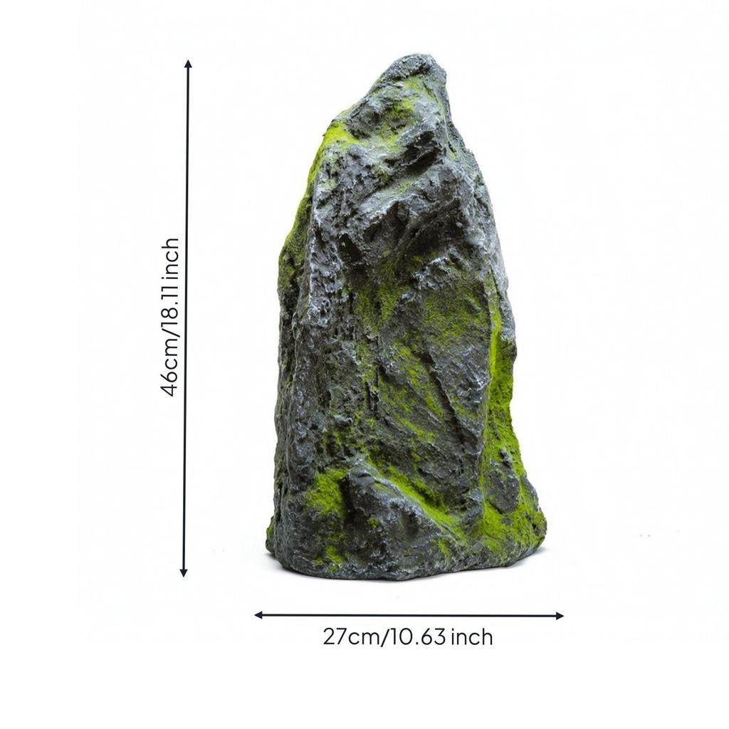 Hollow Artificial Rock Ornament Natural-Looking for Photography Prop