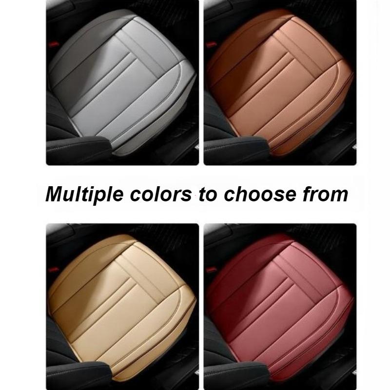1PCS Nappa Leather Car Seat Cover Anti-Slip and Full Wrap Driver Four Season Universal Fit Most Car SUV Car Accessories