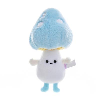 Pelúcia de Cogumelo Desenho Animado Animal de Pelúcia Macio Travesseiro Abraçável Almofada Adorável Sorridente para Crianças e Colecionadores
