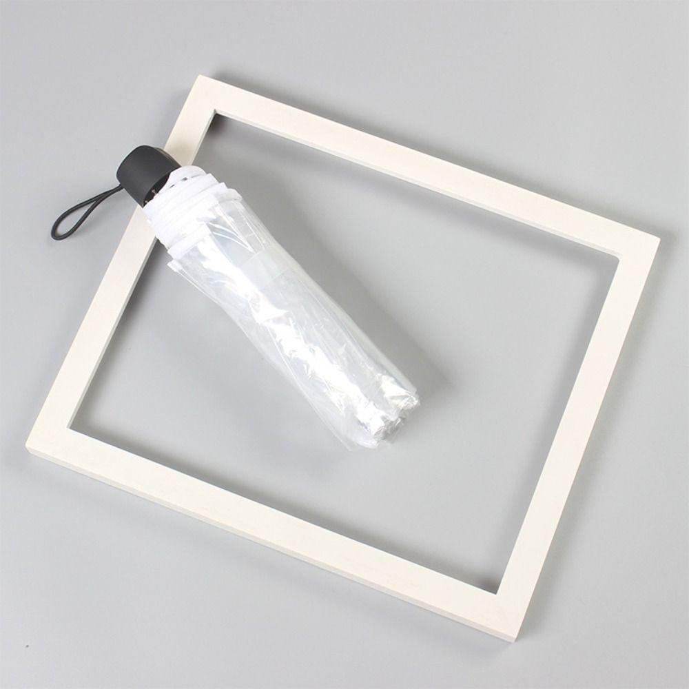 Rainproof Transparent Automatic Umbrella Clear Windproof Folding Sun Umbrella Anti Wind Thick Clear Rain Umbrella Outdoor