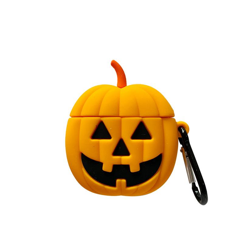 Halloween pumpkin AirPods Pro protective case for apple 2 3rd generation wireless bluetooth headset silicone shell female
