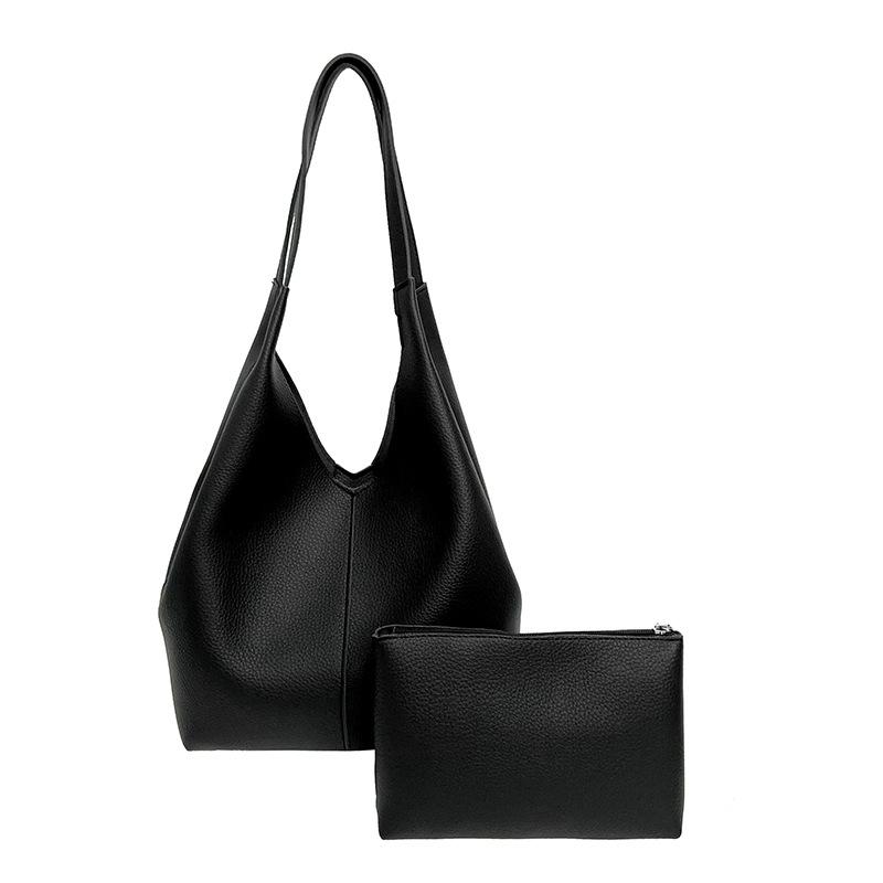 New Large-Capacity Bag, Women'S High-End Sense Niche Class Commuter Bag Versatile Shoulder Tote Bag
