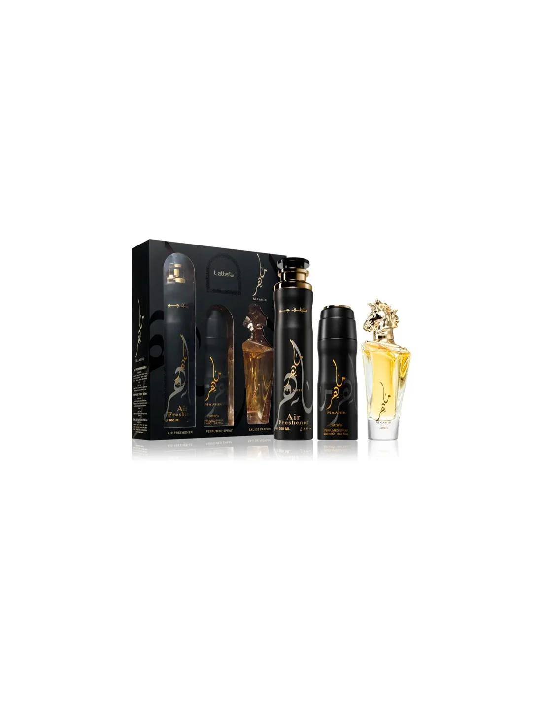 

Lattafa Maahir Set Edp 100 Desodorante 200 Room 300ml