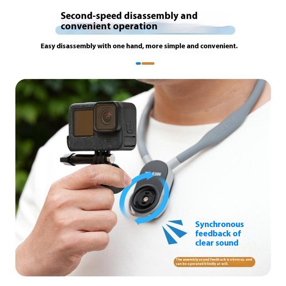 TELESIN 2.0 MAX S2-HNB-004 Quick Release U-Shaped Neck Strap Camera Phone Hanging Neck Holder