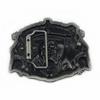Men's Trendy Red Retro Skull Punk Belt Buckle
