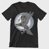 Raven Hugin And Munin Tribal Valhalla Vegvisir Runes Viking T Shirt F34 Vintage Designer Clothes Versatile Breathable