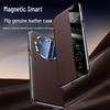 Étui en Cuir à Rabat Magnétique Motif Litchi pour Huawei Mate80/Mate80 Pro Max