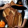 1PC Wooden Charcuterie Board Serving Tray Kitchen Vegetable Charcuterie Board Party Appetizer Tray For Christmas And Halloween