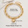 2025 New Jewelry Geometric Love Heart Design Women's Necklace Versatile Premium Pendant Chain