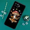 Hippie Mushroom Frog Shrooms Case For Oppo A17 A15 A40 A60 A80 A16 A76 A96 A18 A38 A58 A78 A98 A91 A57 A74 A94 A54S Cover