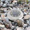 4PCS 8LED Solar Lawn Yard Led Solar Lights Buried Garden Light Waterproof Outdoor PathWay Floor Under Ground Spot Lamp