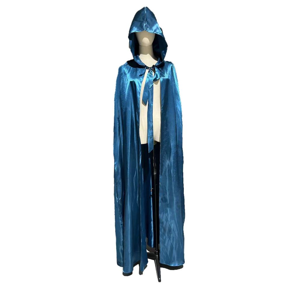 Halloween Hooded Cloak Robe Cape Party Vampire Cosplay Costume Clothing Perform