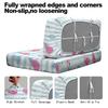 RV Camper Elastic Sofa Cover with Anti-Slip & Anti-Shedding Tie Rope