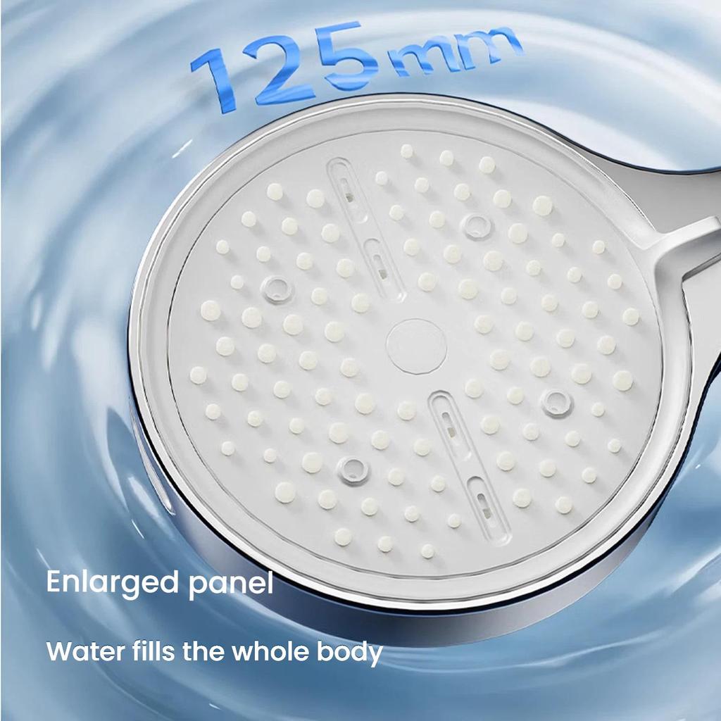 SUPOR Handheld Shower Head with Large Panel and Spray Gun, 1.5m Shower Hose, 3-Piece Shower Set
