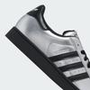 adidas Superstar II Metalická stříbrná Černá Stříbrná špička