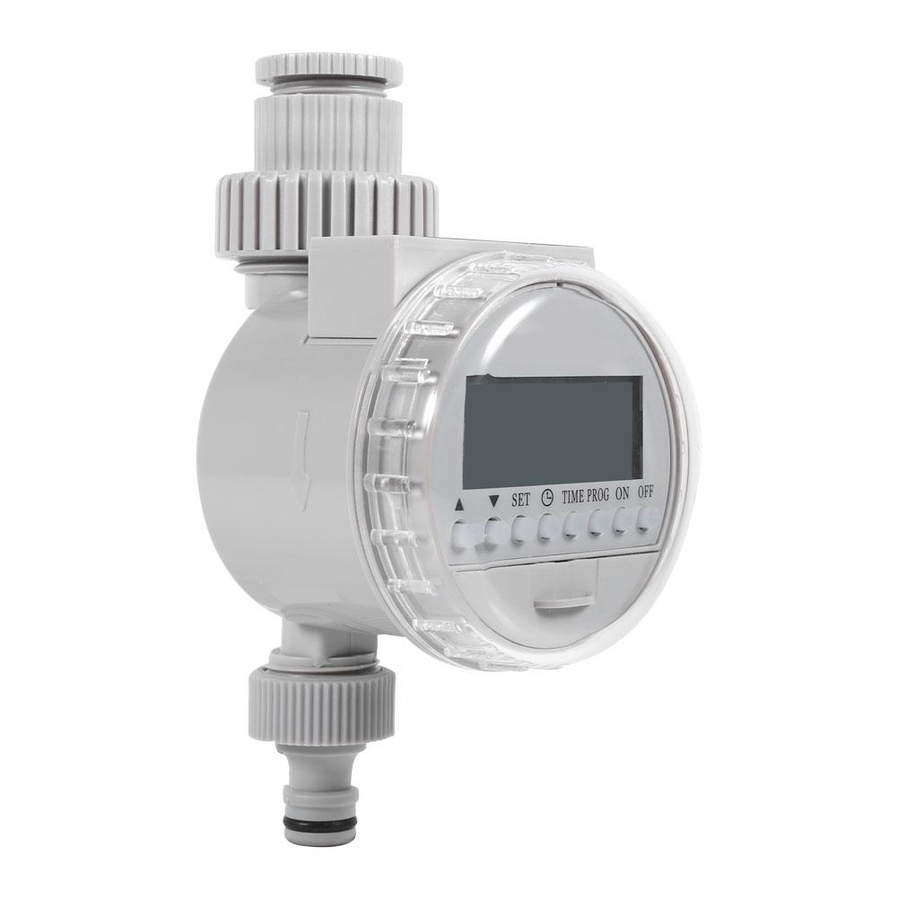 1Pc Solar Power Home Garden Auto Water Saving Irrigation Controller LCD Digital Watering Timer