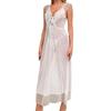 European and American Sexy Polka Dot Nightdress Princess Style Long Dress Summer Women's Mesh Private Room Backless Sex Underwear