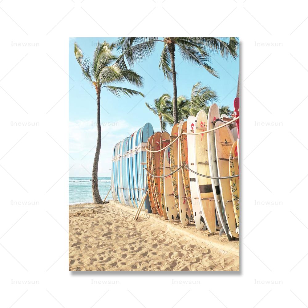 

Галерея серфинга, настенные художественные фотографии, красочные фотопринты для серфинга, постер с океанской волной, фургон, прибрежный скандинавский домашний декор для гостиной 21x30cm No Framed