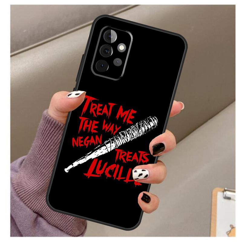 Negan The Walking Dead Case For Samsung Galaxy A33 A13 A53 A34 A54 A14 A15 A16 A26 A36 A56 A12 A32 A52 A06 A35 A55