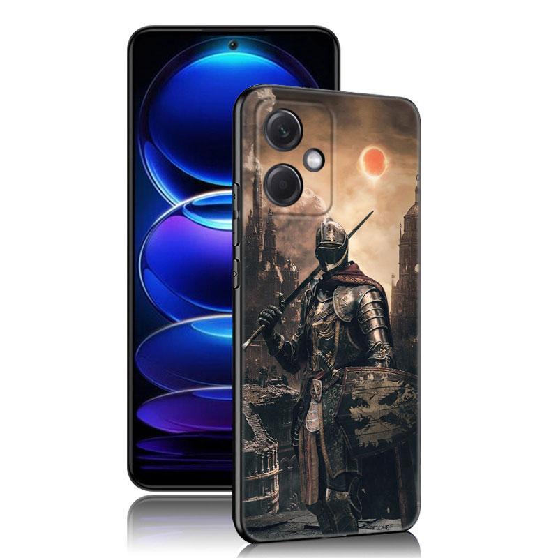 Game Dark Souls Black Silicone Phone Case For Xiaomi Redmi Note 10 11 11S 12 13 4G 8 9 11T Pro 5G Plus 8T 9S 10S 12S