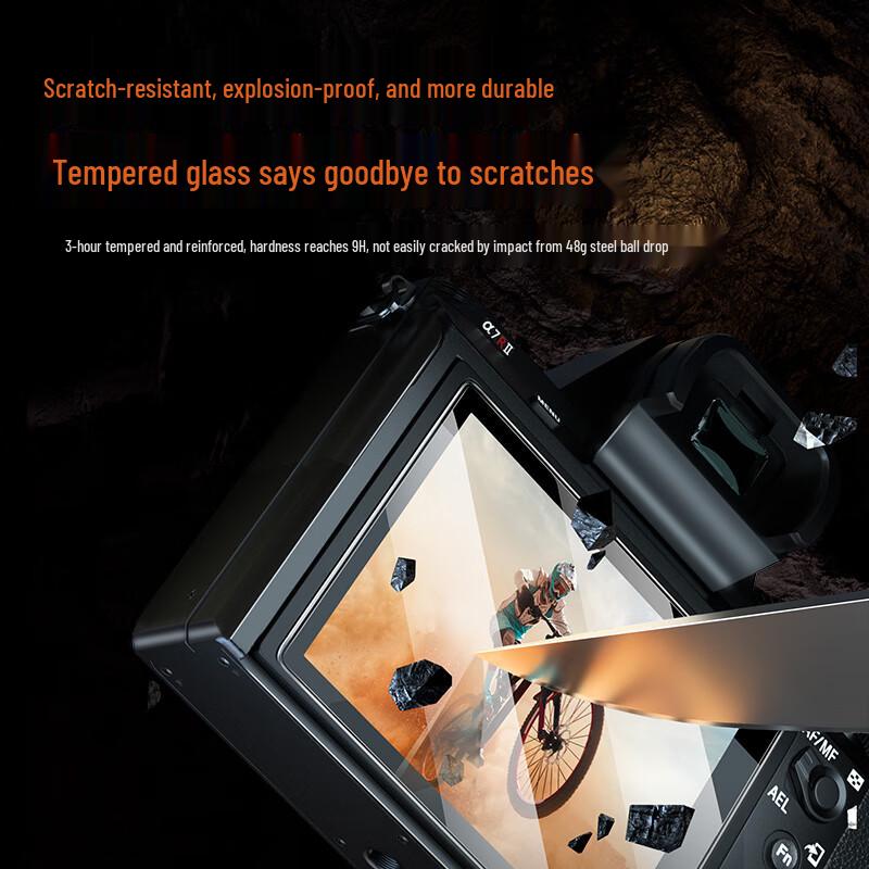 Llano Tempered Glass Camera Screen Protector for Sony Cameras
