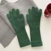 Faux Fur Long Rabbit Fur Gloves Warm Winter Women Gloves Breathable Full Finger Mittens  Gift
