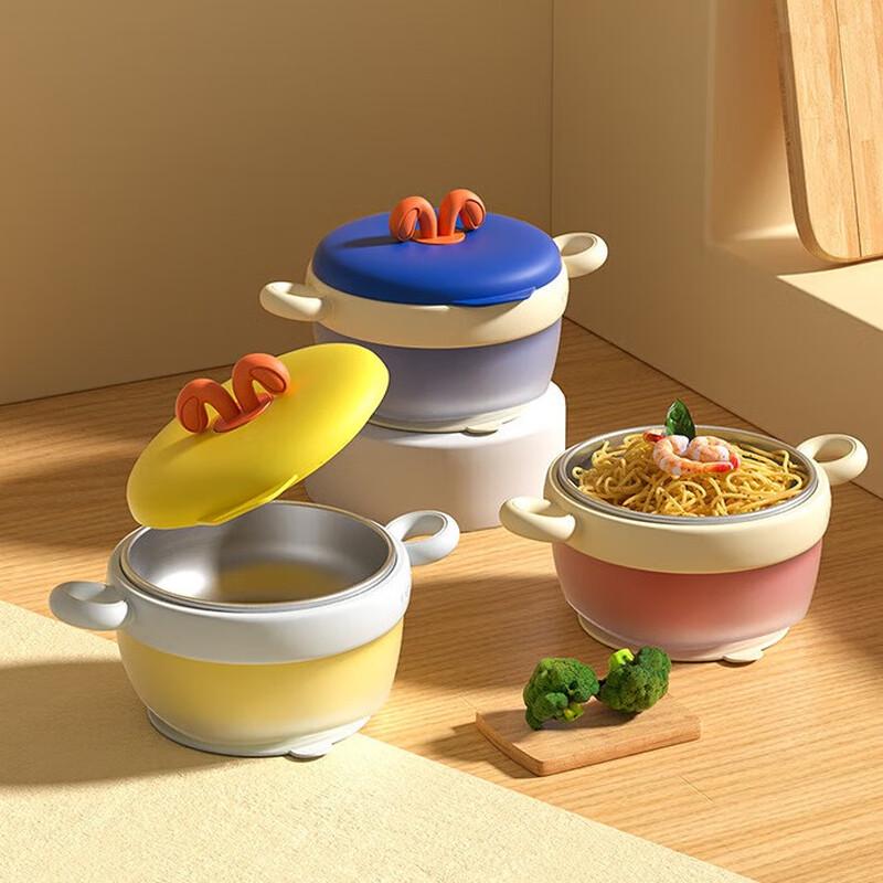 Changbaosen Baby Stainless Steel Insulated Suction Bowl