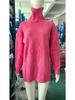 Pullover Loose Elegant Commuter Knitwear Solid Colour High Neck Diamond Pattern Fashion Sweater for Women Luxurious Relaxed-fit Slimming Versatile Top