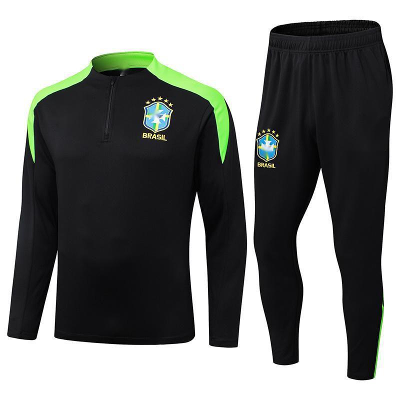 Brasilien Nationalmannschaft 2026-2027 Jubiläumsausgabe Langarm Fußball Trainingsshirt Herren Damen Jugend