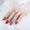 Ladies Cross Crystal Adjustable Open Rings Jewelry