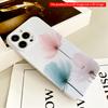 Pastel Feather Flowers Phone Case All Inclusive Film Hard Phone Case, Compatible with iPhone 18 Pro Max 17 16 15 14 13 12 11