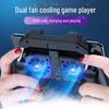 Upgraded H10 Dual-Fan Cool Power Bank & Multi-Function Gaming Handle with Adjustable Settings