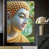 5D DIY Diamond Painting Religion Buddha Lotus Handwork Full Diamond Mosaic Jewelry Cross Stitch Embroidery Home Decoration Gifts