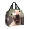 Bull Terrier Dog In Floral Lunch Box Women Multifunction Thermal Cooler Warm Food Insulated Lunch Bag For Kids School Children