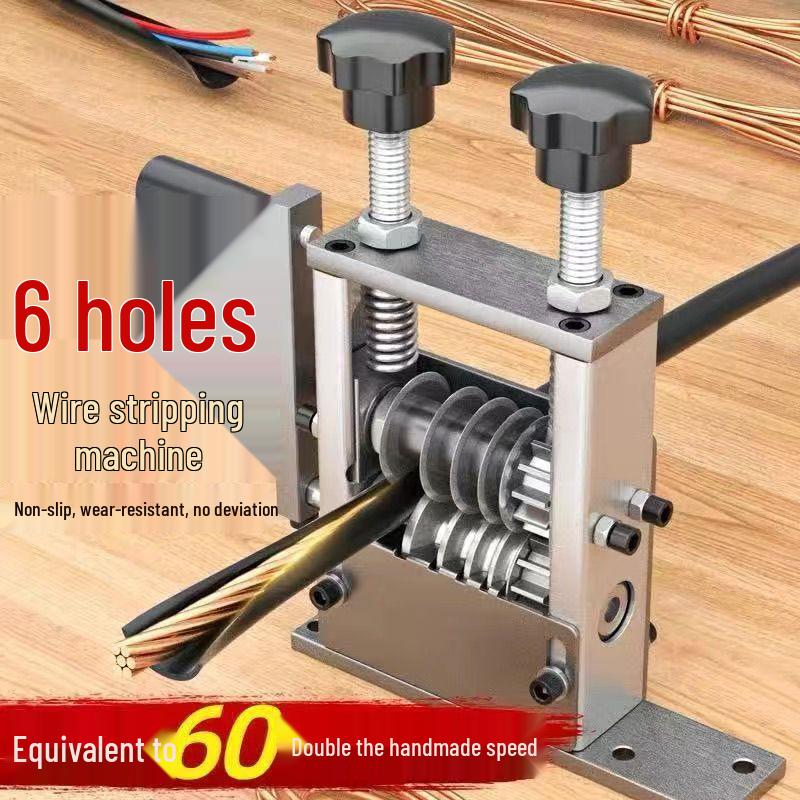 Electrician s Wire Stripper: New Semi-Automatic Model for Efficient Copper Wire Stripping Multi-hole Wire Stripper Basic Model
