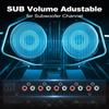 High Performances 7 Band Car Equalizer with Parametric Control and Subwoofer Output for Superior Stereo Sound Experience