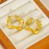New stainless steel French bohemian retro earrings, featuring a unique and stylish design, perfect for women