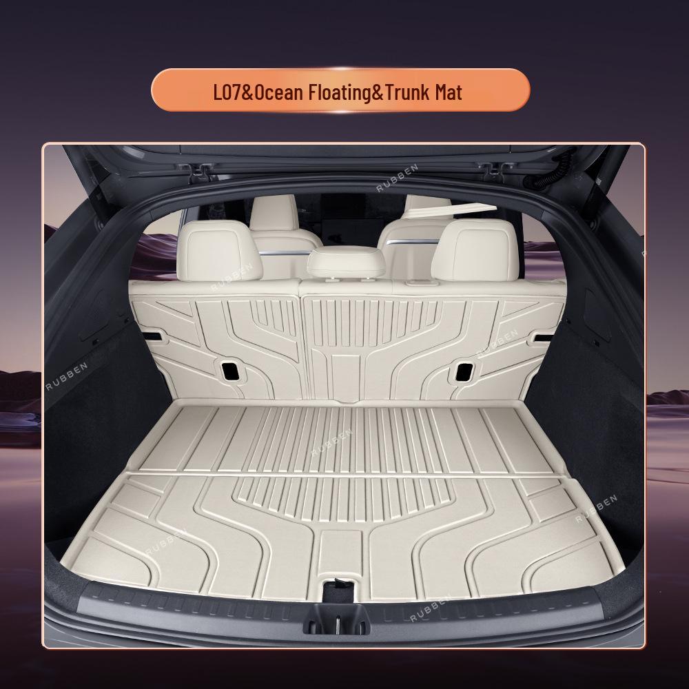 Dark Blue TPE Full-Coverage Waterproof Floor Mats for S05/S07/L07